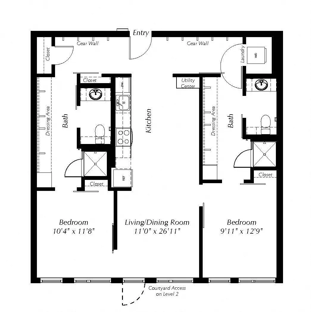 Floor plan B1V