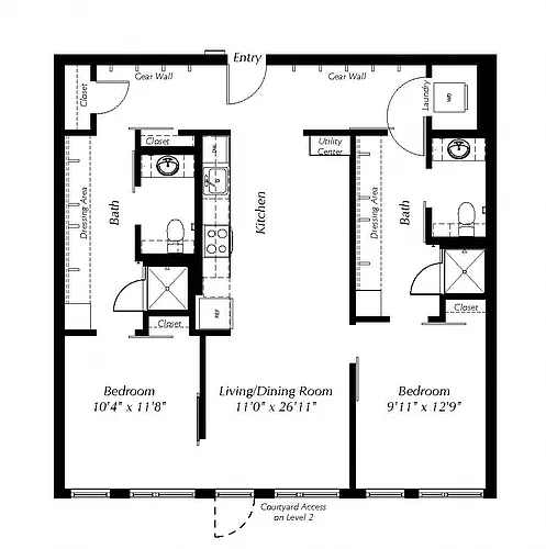 Floor plan B1V