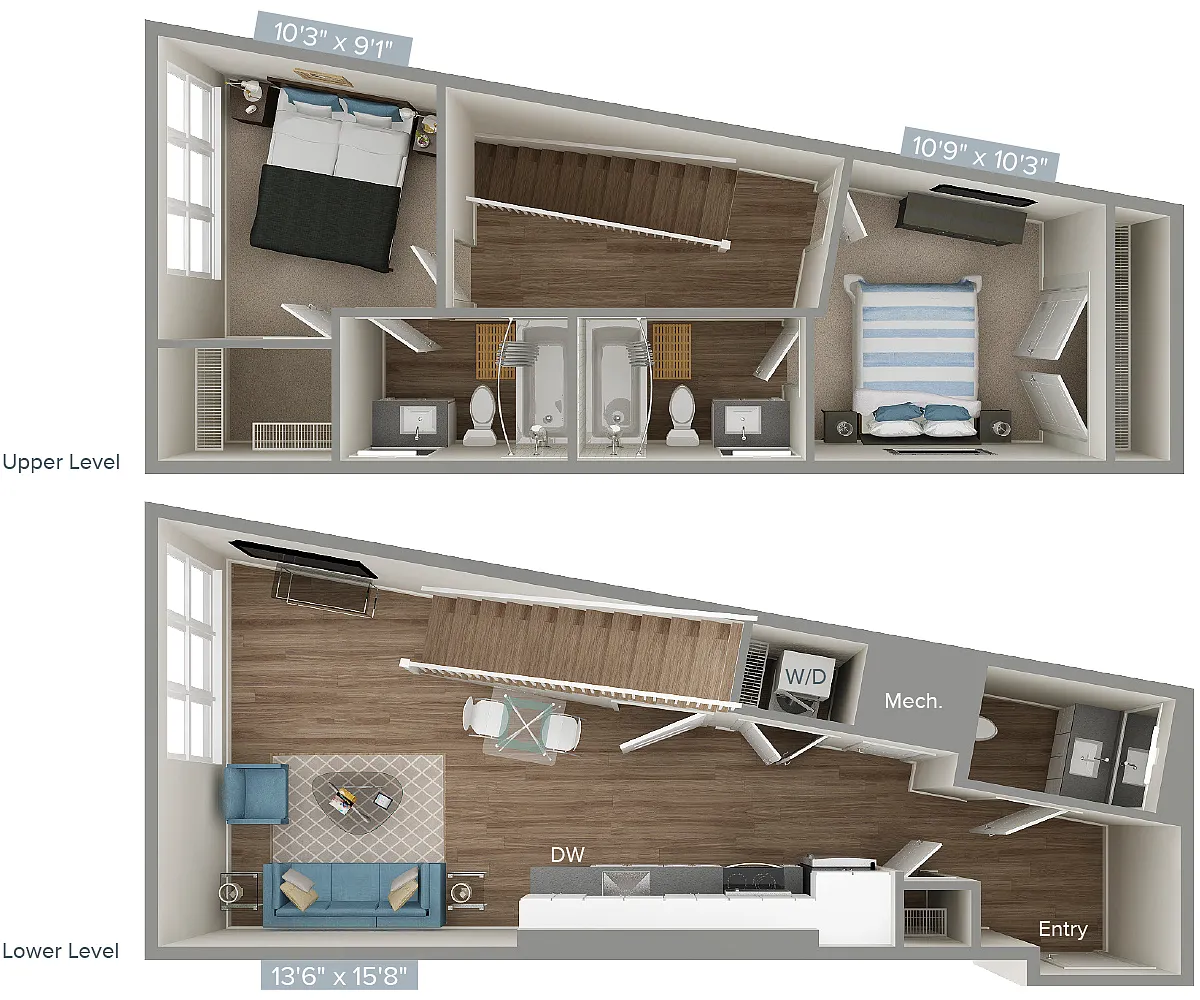 Floor plan A22D