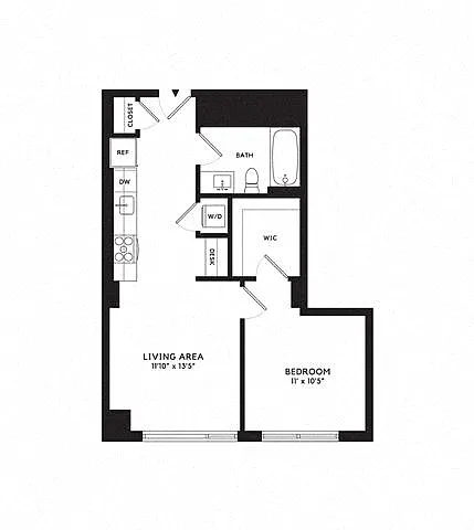 Floor plan 1H
