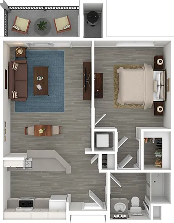 A1| 1x1 | 680 sq ft A1| 1x1 | 680 sq ft