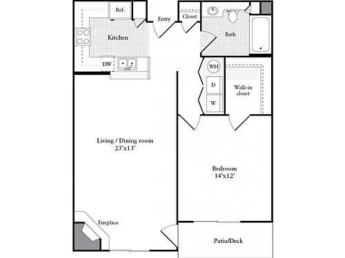 Floor plan 820