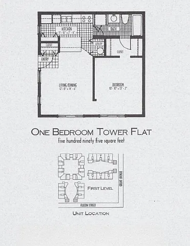Floor plan Tower Flat