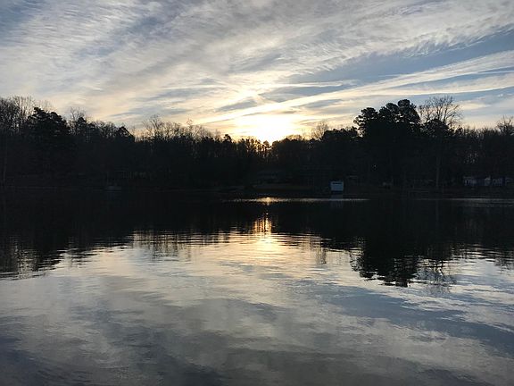 sunrise view straight out from the pier