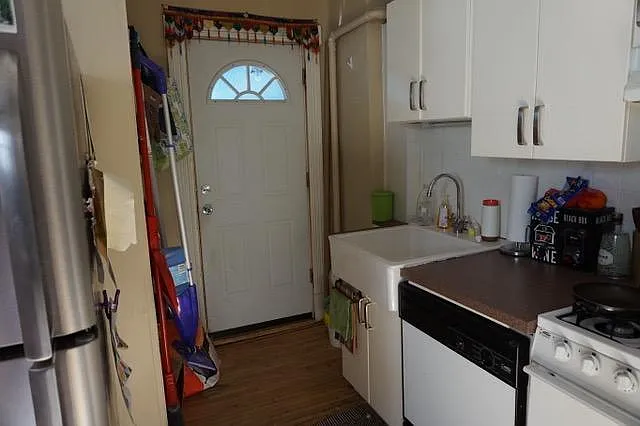 Kitchen and back entrance