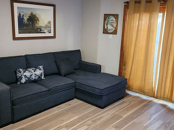 Living room with sleeping couch
