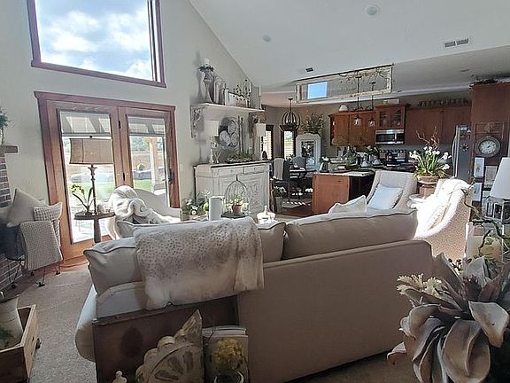 Living, dining, kitchen. 