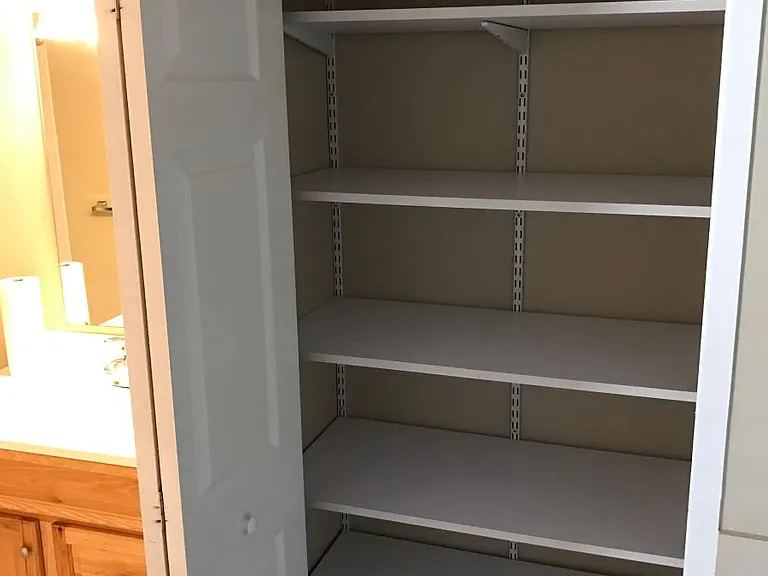 Large Linen Closet off Bathroom