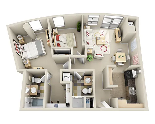 Floor plan Club 08as