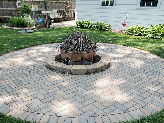 Custom Brick Fire Pit