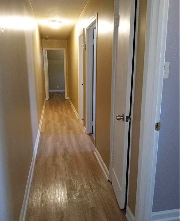 hallway to bedrooms and bathroom