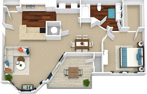 Floor plan The Riverway