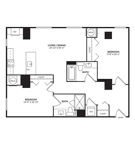 Floor plan B6