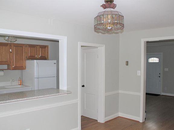 Open dining and kitchen