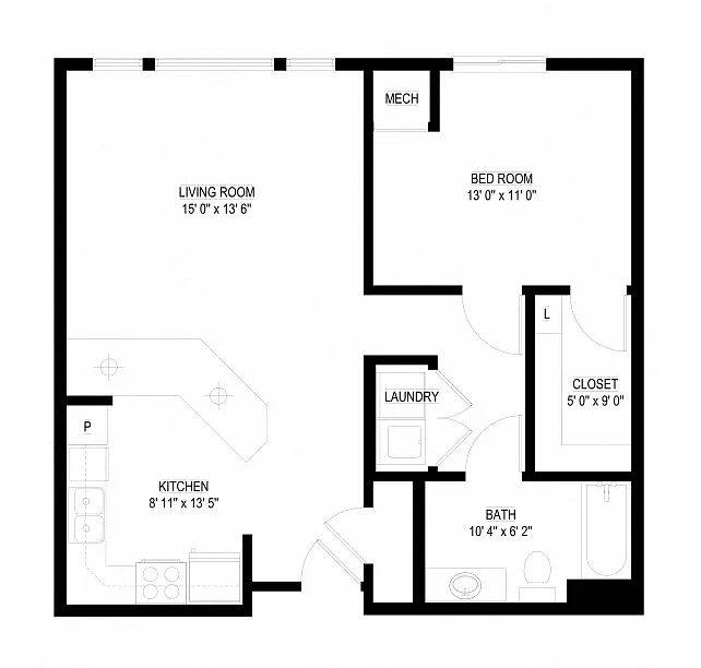 Floor plan Brook