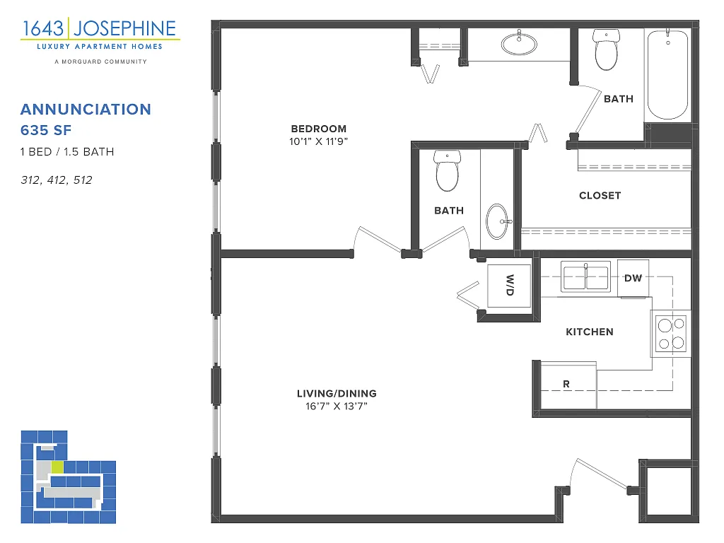 Floor plan Annunciation