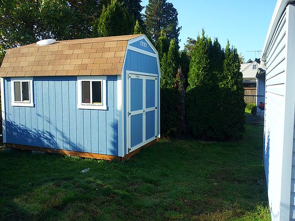 Tuff Shed backyard