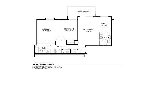 Floor plan H
