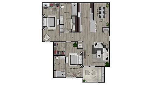 Floor plan 2X2