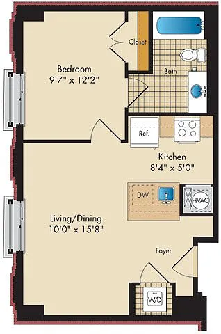 Floor plan 2A1