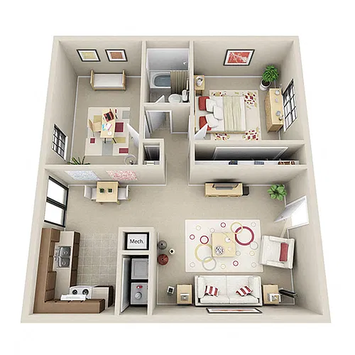 Floor plan B