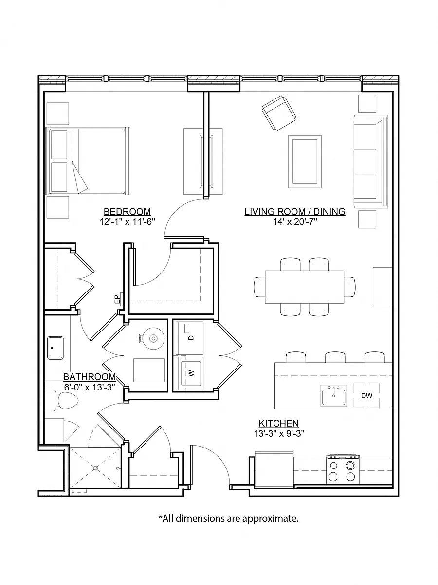 Floor plan Van Gogh