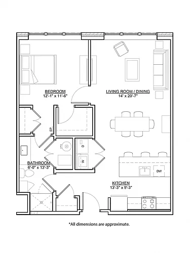Floor plan Van Gogh