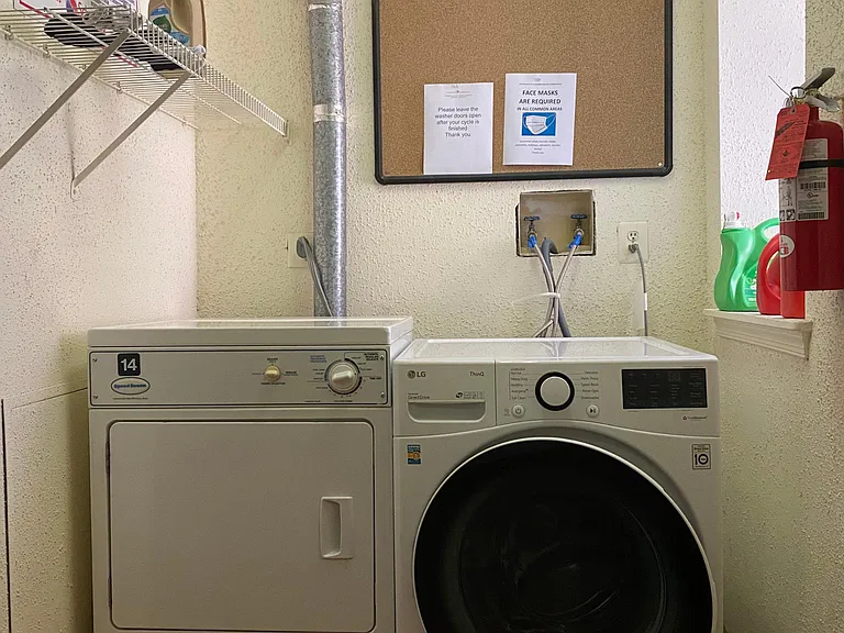 Laundry room, one per floor