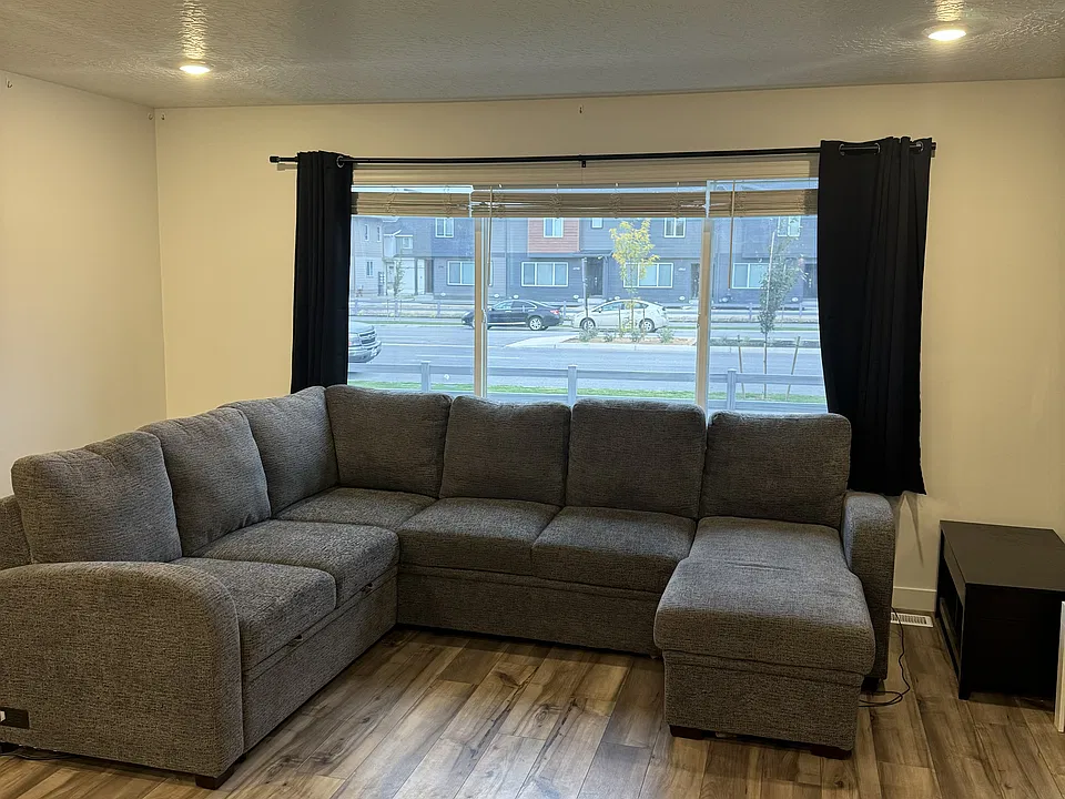 living room with lots of natural light