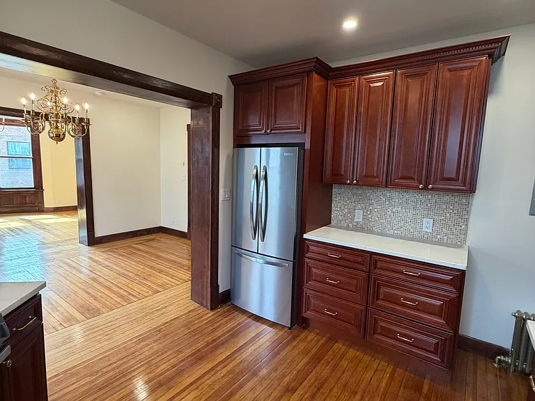 spacious kitchen, plentiful storage
