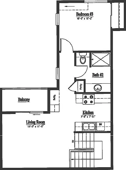 Unit #5 - 2nd Floor Unit #5 - 2nd Floor