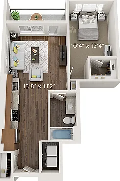 A6 Floor Plan - 3D A6 Floor Plan - 3D