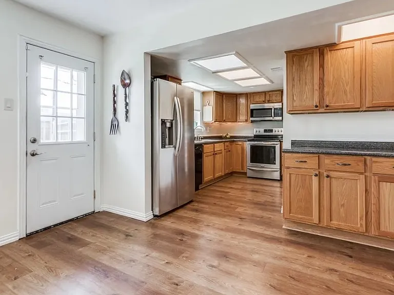 Kitchen views to backyard access