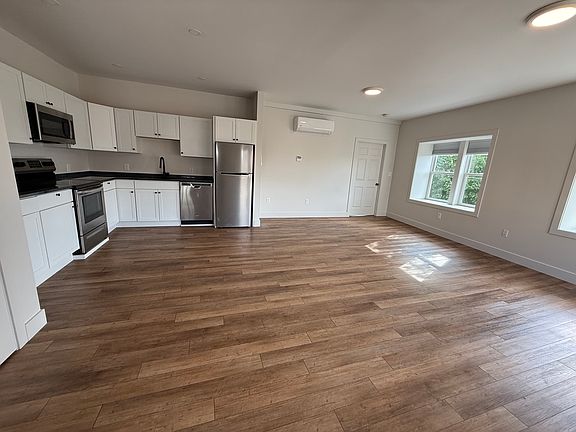 Kitchen and living room