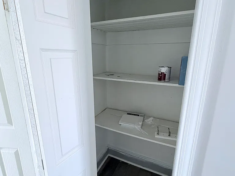 Upper level hallway closet