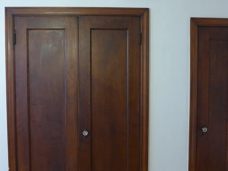 Closets in main room.