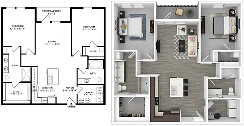 Floor plan B1