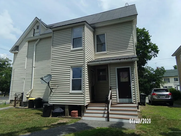 Door on left is the back entrance.