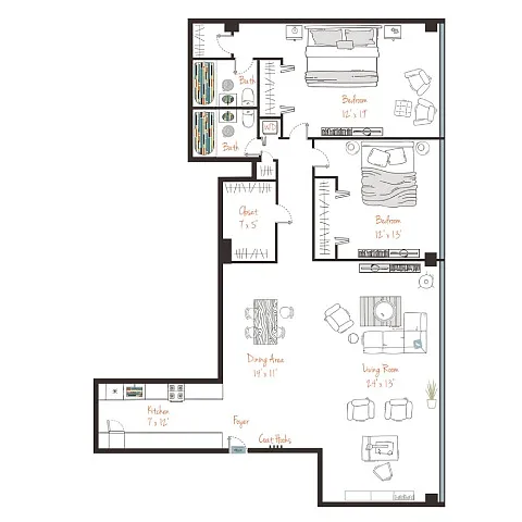 Floor plan C2p