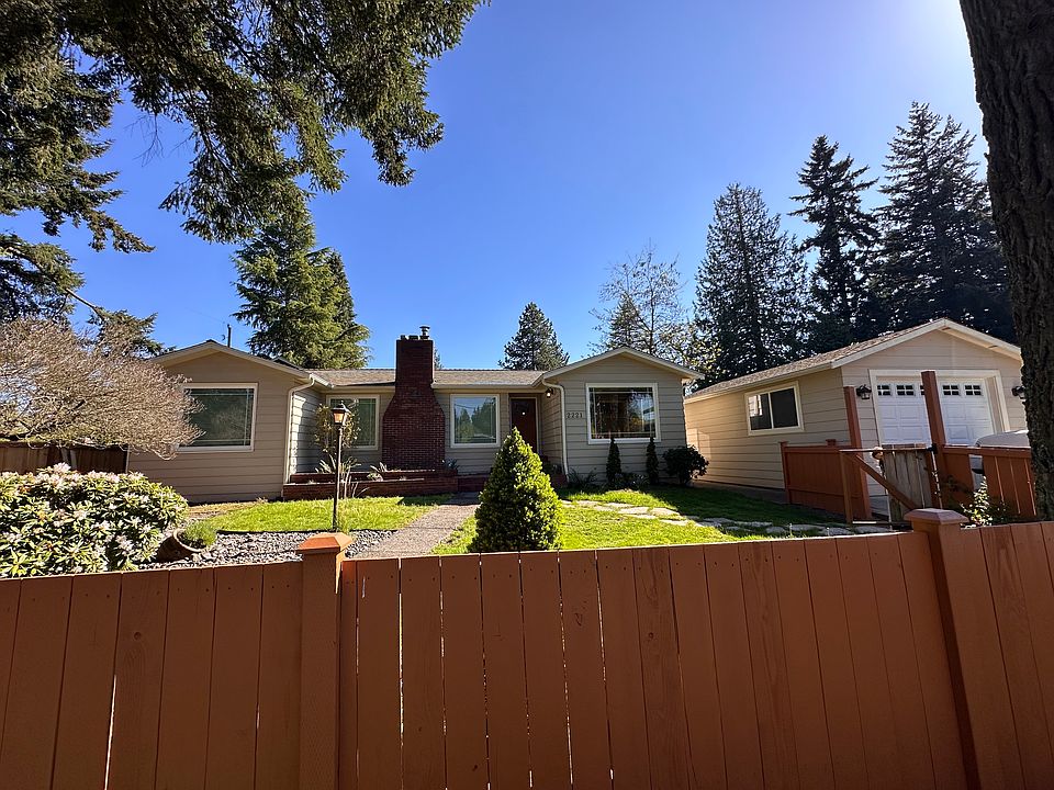 Front of House with Fence