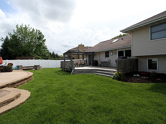 Backyard, patio and deck