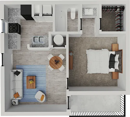 Floor plan The Capri
