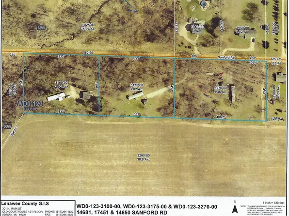14651 Sanford Rd, Addison, MI 49220
