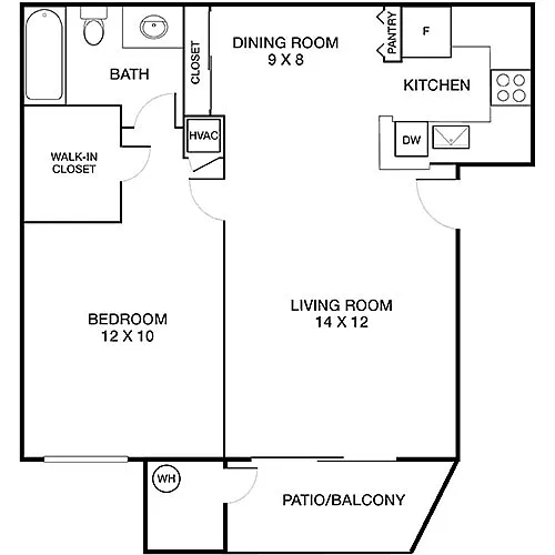 Floor plan Bur Premier