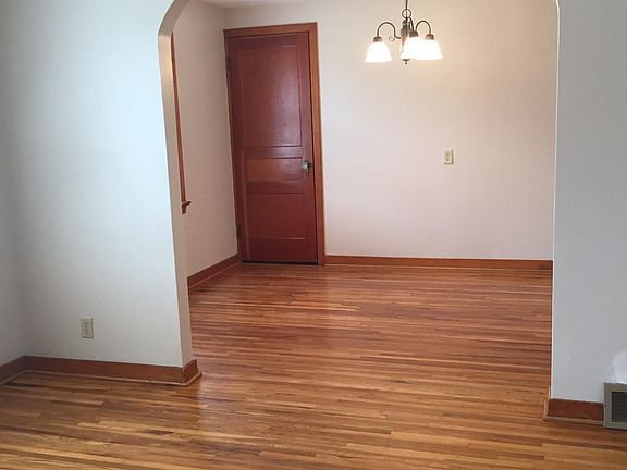 Front door, into living room to dinning room, door to upstairs