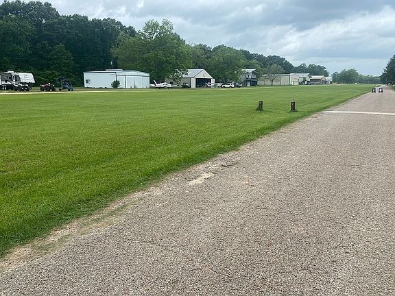 Looking west down runway