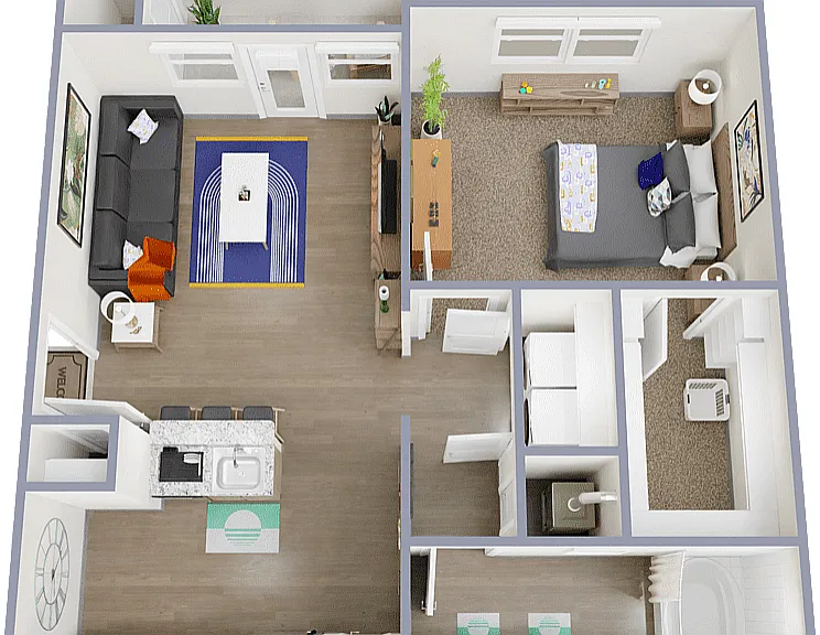 A1 739 Sq Ft A1 739 Sq Ft