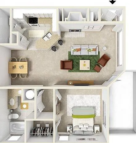 Milan | 1 bed 1 bath | 840 sq ft Milan | 1 bed 1 bath | 840 sq ft