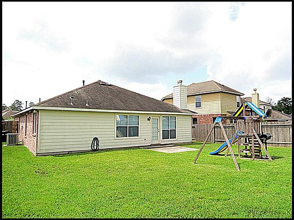 Back elevation of the home.