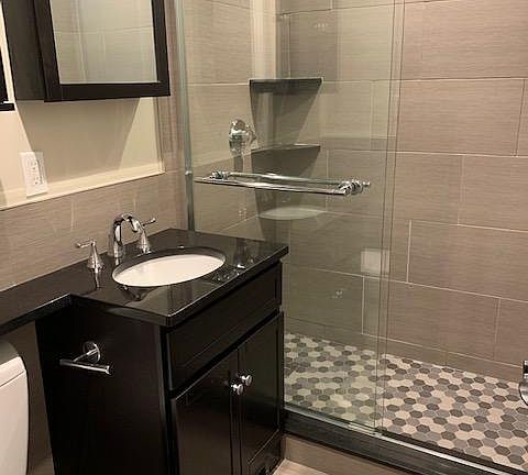 Gorgeously renovated bathroom